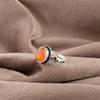 Carnelian Gemstone Jewelry, 925 Solid Sterling Silver Ring, Handmade Dazzling Silver Ring Jewelry For Thanksgiving Gift