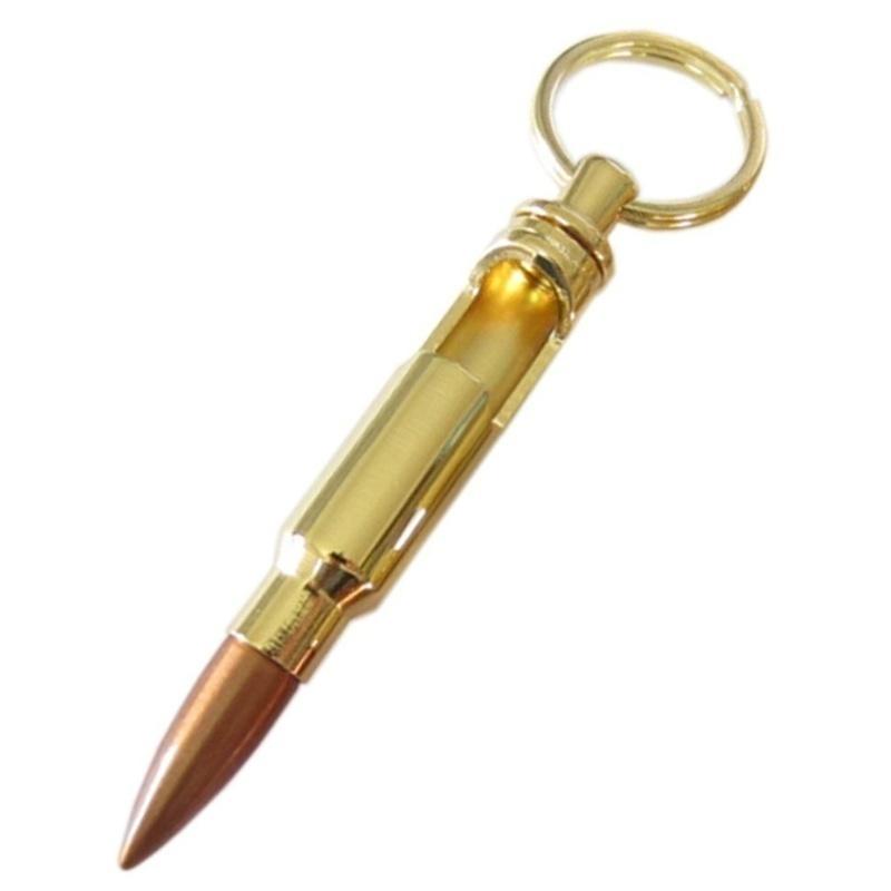 Bullet Shell Shape Bottle Opener Beer Soda Gold Keychain Key Ring Bar Tool Gifts