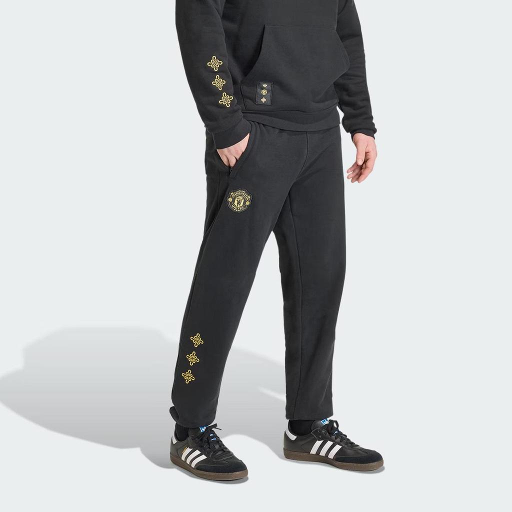 adidas Oryginalne spodnie dresowe Manchester United FW25 Cultural Story Męskie Spodnie Dresowe JM5566