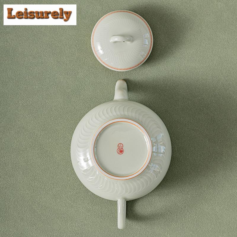 200ML Beixitang Handgemachte Eis-Terrassen-Farbe Teekanne Kreativer Topf Teebereiter Kessel mit Kugel-Loch-Filter Kung Fu Teeset Zubehör