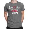 Eurovision Song Contest T-Shirt Men  Casual 100% Cotton Tee Shirt Round Collar Short Sleeve T Shirt Printed Clothing