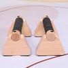 2Pcs Wooden Push-Up Bar Stand Ergonomic Anti-slip Grip Home Gym Floor Workout Strength Training Push-up Parallettes Bar Fitness Handle