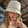 Cotton Linen Summer Embroidered Sun Hat For Women With Breathable Design