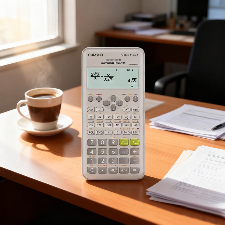 Casio Wissenschaftlicher Taschenrechner - Geeignet für Arbeit und Schule FX-82ES-W