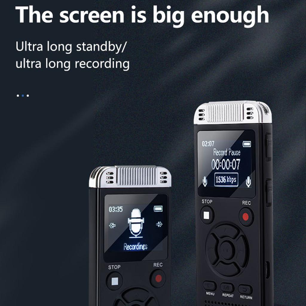 Digital Voice Activated Recorder Voice Recorder with Line in Connection for Class Conference Travel Clear Recording