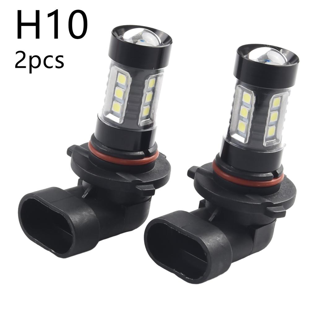 2PCS LED Fog Light Kit H10 9145 9140 Bulb Super Bright 6000K White