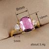 Fashionable European and American Exaggerated Personality Retro Ring New Ga Po Creatinine Jewelry Princess Engagement  Woman