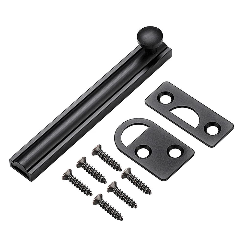 Door Latch Door Latch Lock Black Brass Brass Barn Gold Hardware Home Security Lock Bathroom With Screw Building