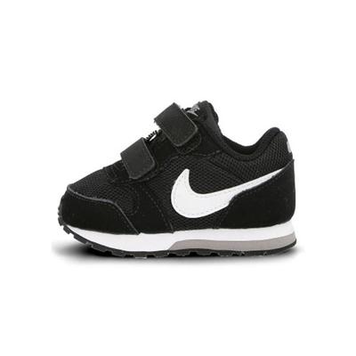 MD Runner 2 Abrasion Resistant Low Top Running Shoes Black White Infant And Toddler 806255-001