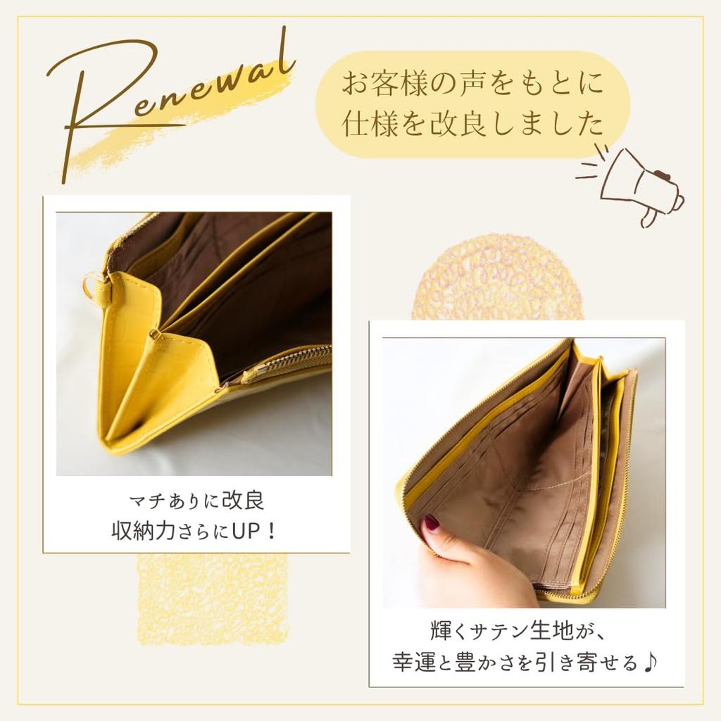 World Closet Damen-Langbörse, "Wind Ära" Buntstiftbörse, L-förmiger Reißverschluss, Platz für 24 Karten, Großes Fassungsvermögen, Krokodilprägung Emaille, mit