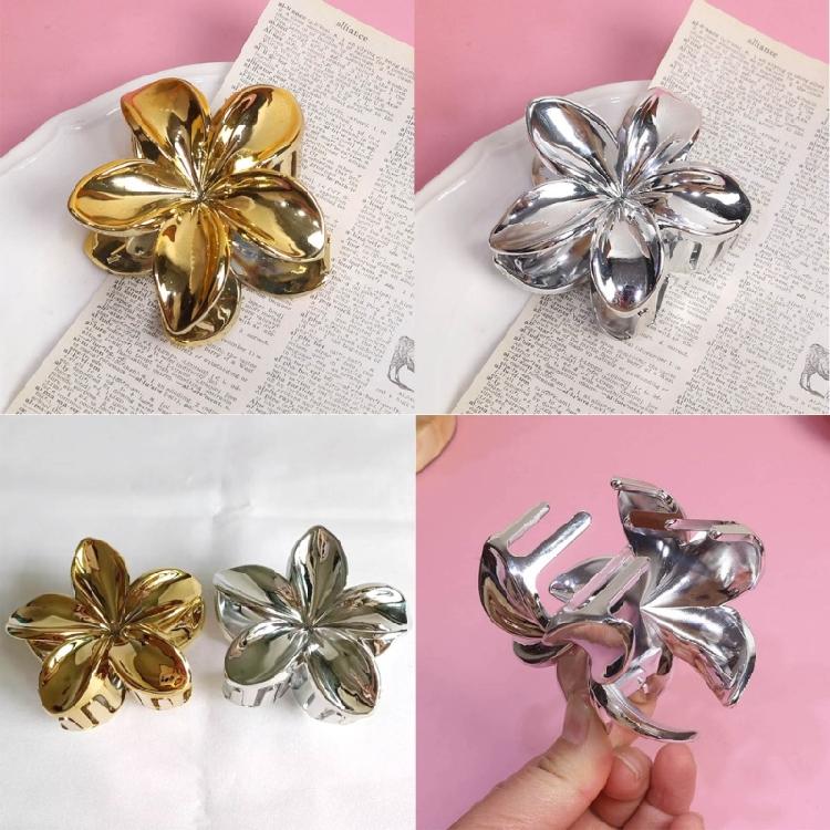 Elegant Flower Shape Hair Clip Spring Clamp Hair Accessories Flowers Claw Clip