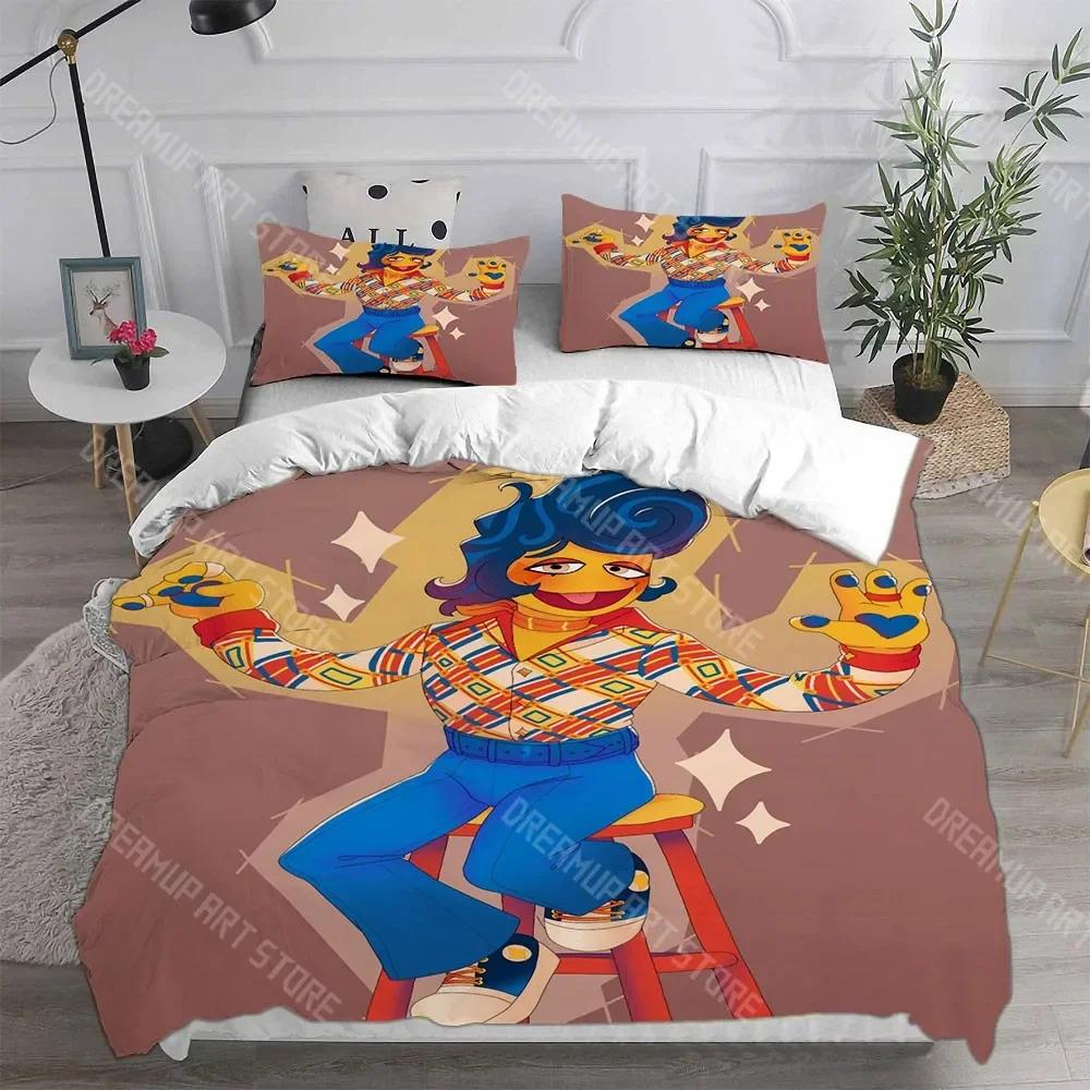 3D Print Welcome Home Anime Printed Bedding Sets Comforter Quilt Bed Cover Duvet Cover Pillow Case 2-3 Pieces Sets Kids Adult