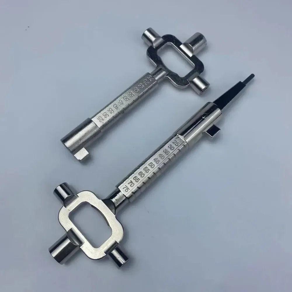 Measurement Lock Cylinder Gauge Maintenance 6 In 1 Construction Key  Locksmith Tool