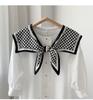 Shawl Summer Exterior Decoration Women'S Silk Scarf Spring And Autumn Thin Fashion Fake Collar Shirt Versatile Sunscreen Shawl