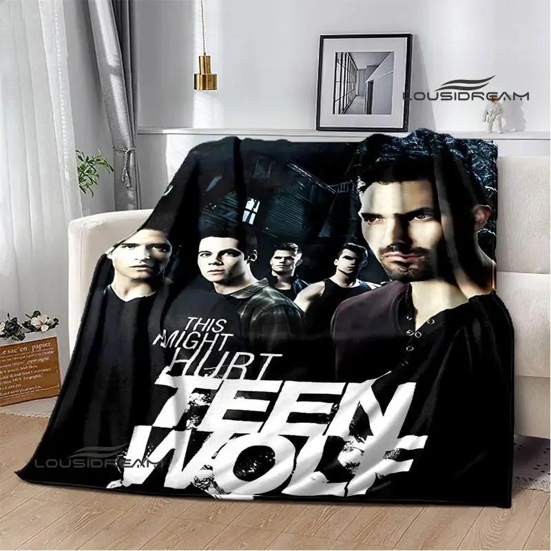 Movie Teen Wolf printed BlanketS Picnic blanket Warm blanket Soft and comfortable Home travel blanket bed linings birthday gift