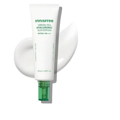 Sérum Solar Calmante Hidratante con Té Verde y Ácido Hialurónico SPF50+ PA++++ 50 ml