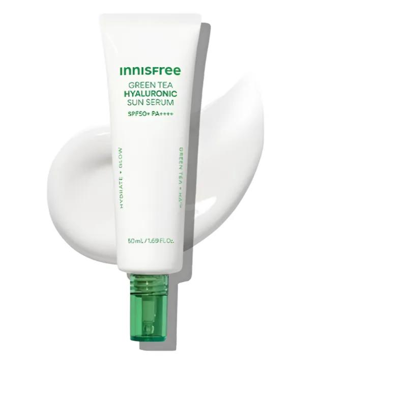 

[Innisfree] Green Tea Hyaluronic Calming Moisture Sun Serum SPF50+ PA++++ 50 ml