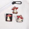 Unique Creative Mushroom Brooch Cartoon Character Hobgoblin Tale Lapel Pin for Expressing Uniqueness in Fashion