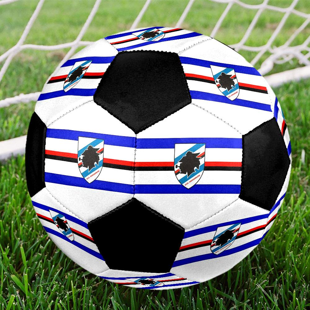 1 PZ U.C. Sampdoria taglia 5 pallone da calcio PrahaPallone da calcio indoor Colorato Per tutte le età Cucito a macchina PVC Pronto per la competizione Resistente Alta rimbalzabilità