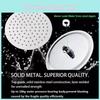 Contemporary 8 Inch High Pressure Shower Head With Chrome Plating For Relaxing Rain Showers