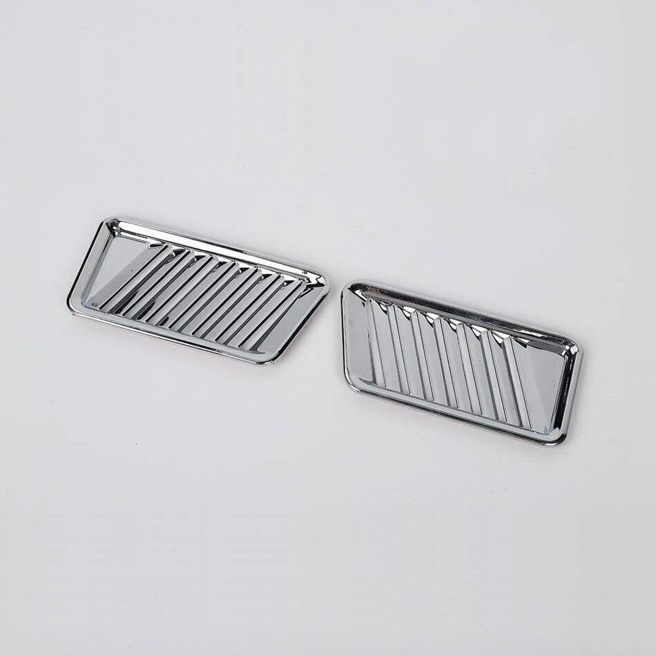For 2021-2022 Ford F150 F-150 Chrome Dashboard Side A/C Vent Frame Cover Trim 2P