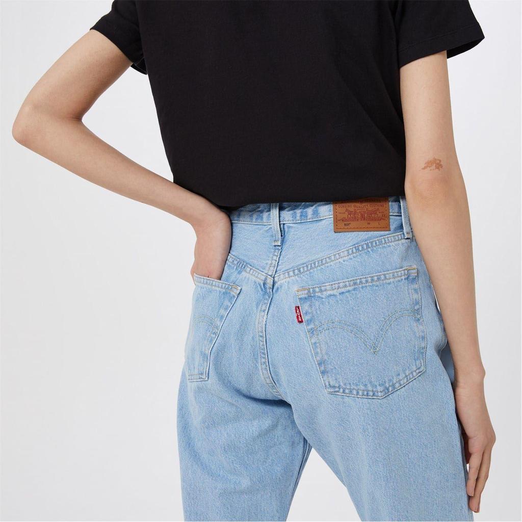 Levis Womens/Ladies 501 Straight Leg Ankle Grazer Jeans