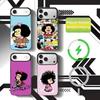 M-Mafalda World Phone Case For iPhone17,16,15,14,13,12,11 Plus,Pro Max Magnetic For Magsafe Wireless Charging