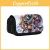On Attack Titan Anime Pattern Student Double Layer Flip Cover Bag Stationery