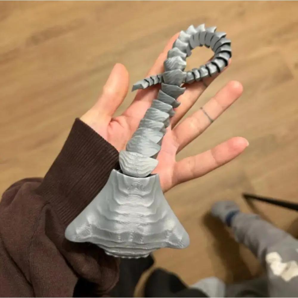 3D-Druck Sea Eater Actionfigur Modell Spielzeugpuppe Weihnachtsgeschenk Gelenkbeweglich Tiefsee-Monster Figuren Dekorative Ornamente