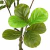 VidaXL Artificial Ficus 30 Leaves 125 Cm Green, Artificial Plant, Fake Ficus Plant, Fake Plant, Fake Ficus Tree, 4103580