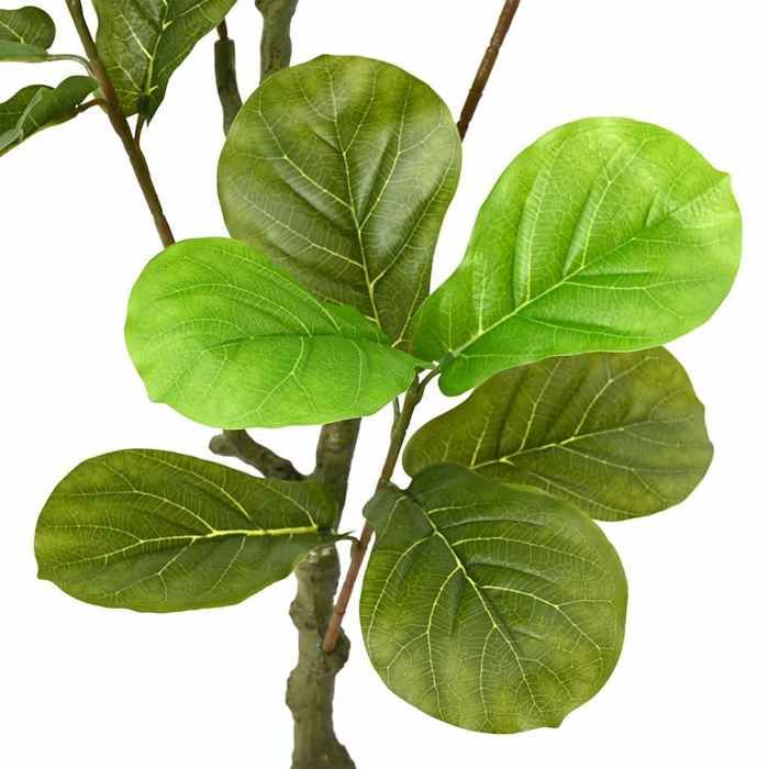 VidaXL Artificial Ficus 30 Leaves 125 Cm Green, Artificial Plant, Fake Ficus Plant, Fake Plant, Fake Ficus Tree, 4103580