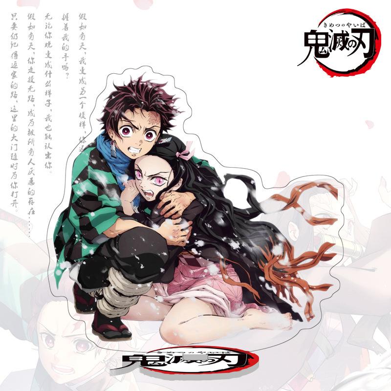 High Quality Anime Demon Slayer Kimetsu no Yaiba 1 40 Large Acrylic Stand Figure Display Statue Kamado Tanjiro Nezuko Merchandise