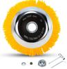 8" Nylon Wire Weed Trimmer Head: Bowl-Shaped Grout & Grass Removal Disc Brush - Lawn Mower Accessory