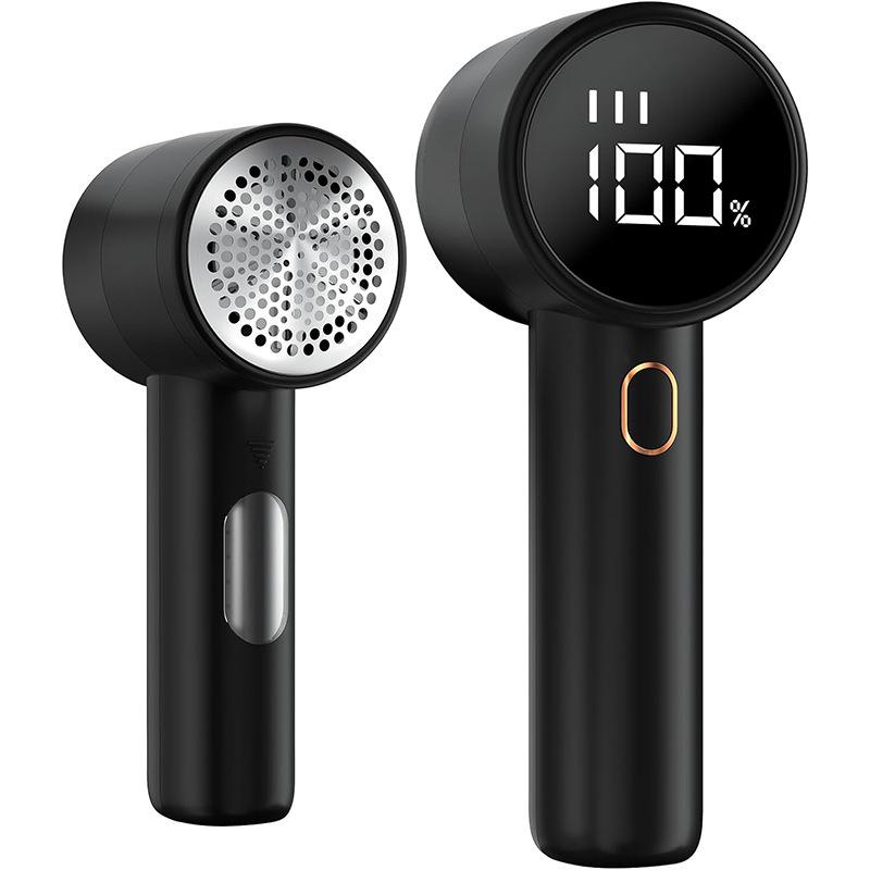 

Электрический цифровой триммер для удаления катышков, беспроводной электрический высокоскоростной бытовой триммер для удаления катышков, шестилистный стальной нож чёрный