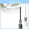 Modern Soft Silicone Toilet Brush With Wall-mount Functionality And Base For Effortless Bathroom Hygiene