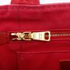 PRADA Canapa Tote Mini Handbag 2WAYShoulder Red canvas Women Used