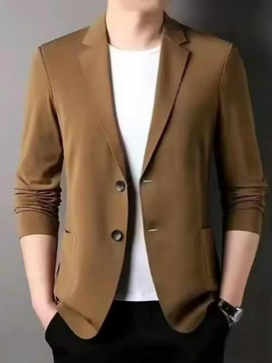 Men's High-End Ultra-Thin Ice Silk Sun Protection Jacket - Single-Breasted Casual Summer Suit