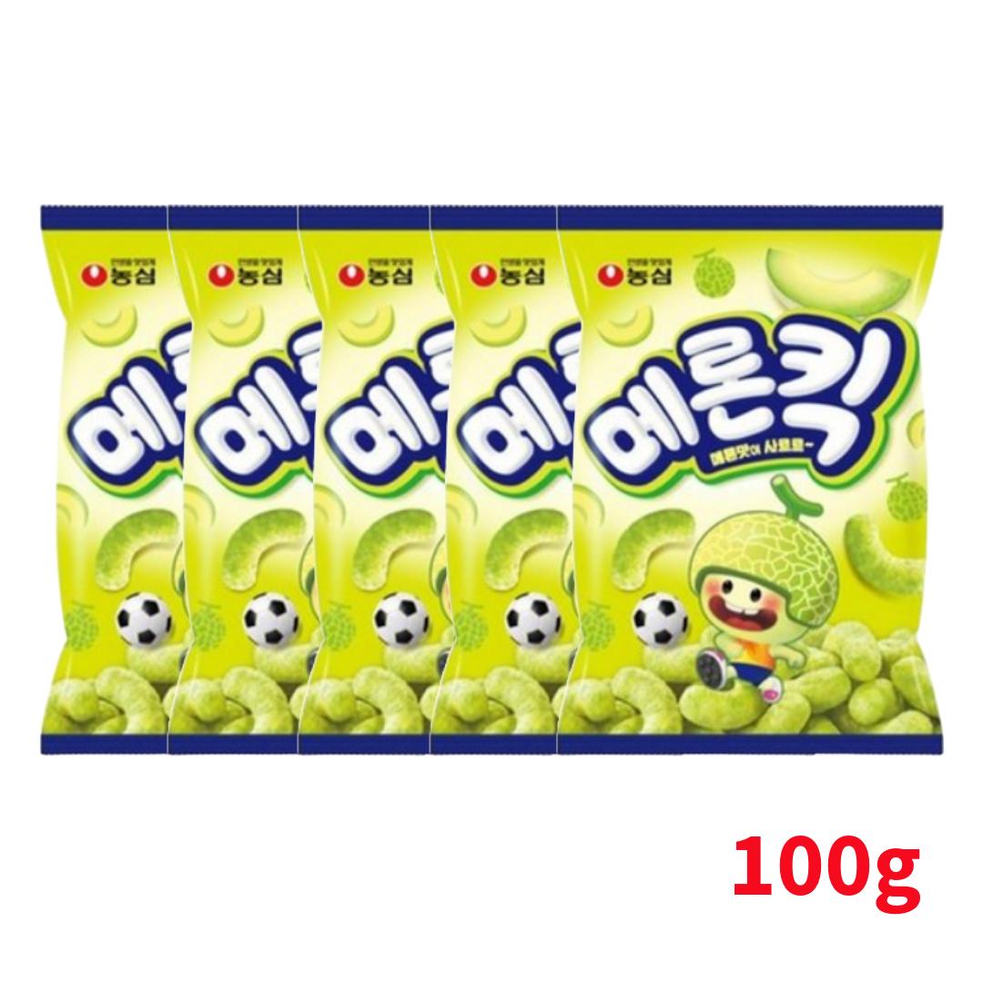 

Корейский слоеный снек – Banana Kick, Melon Kick (26 вариантов) #Melon 100g x 5pcs