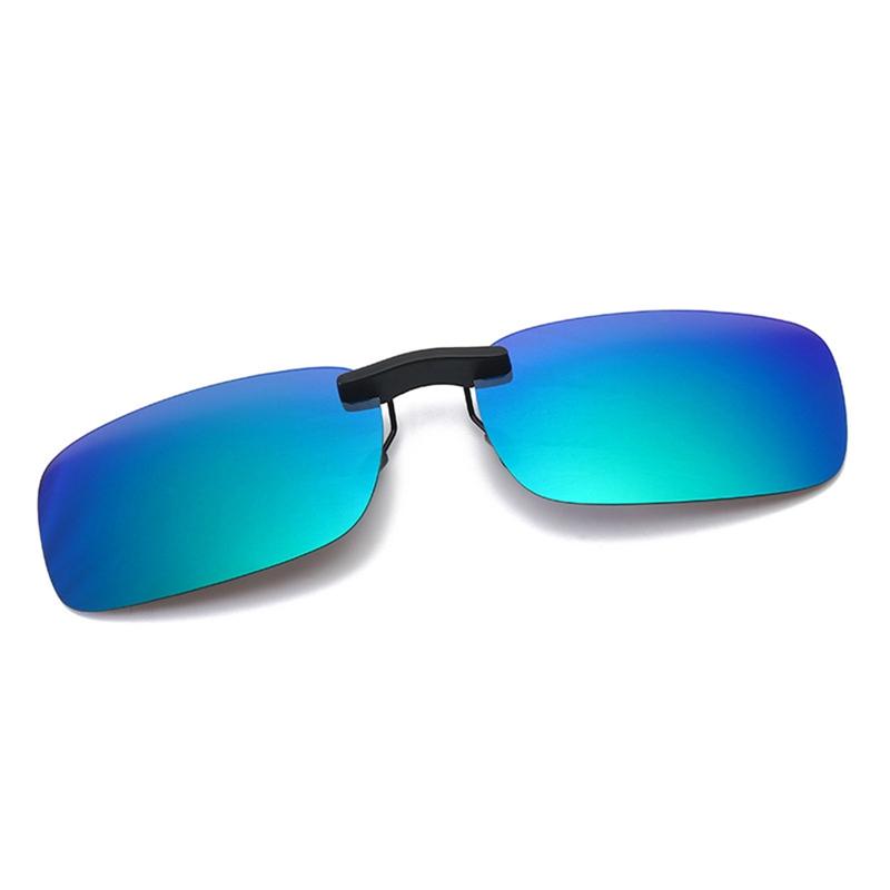 Lunettes de soleil polarisées unisexes, 1 pièce, Clip sur lunettes de conduite, Vision de jour, lentille UV400, Vision nocturne, Clip de lunettes de soleil d'équitation