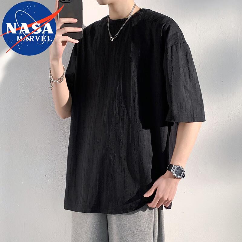 NASA MARVEL Men's Casual Round Neck T-Shirt