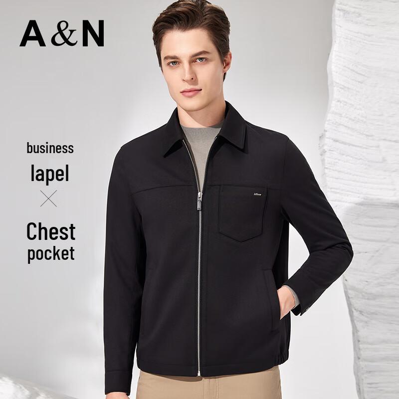 Antonio Men's Business Zipper Lapel Down Jacket