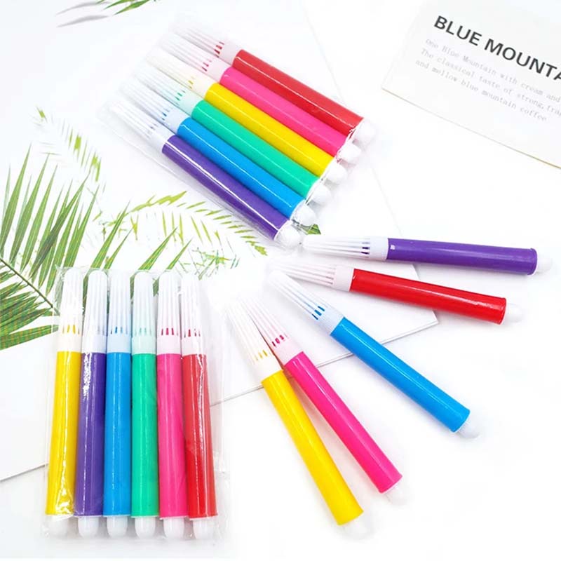 Stackable Crayon Paint Brush Marker Pens Coloring Tools Household Handicrafts Digital Oil Art Drawing Kids Party Favors TMZ