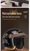 3C Certified Electric Helmet for Women & Men: Warm, Safe & All-Season Motorcycle Half Helmet for Autumn/Winter.