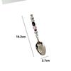 Luxurious Colored Beads Stainless Steel Fork, Butter Knife Tableware,Western Luxury Dinner Set Mirror Elegant Knife Fork Spoon