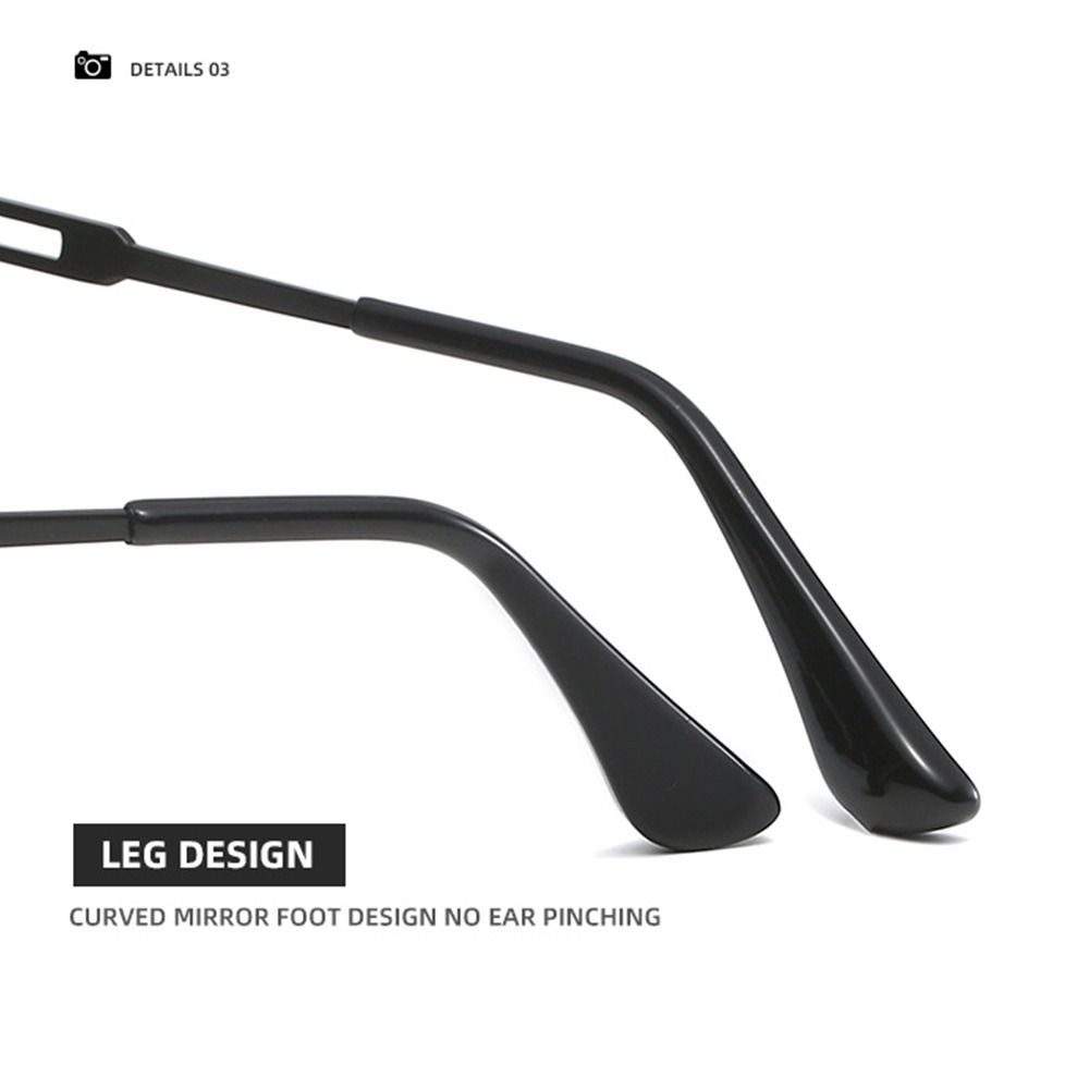 Big Metal Frame Gradient Sunglasses Driving UV400 Protection Traveling Shades Classic Oversized Square Sunglasses