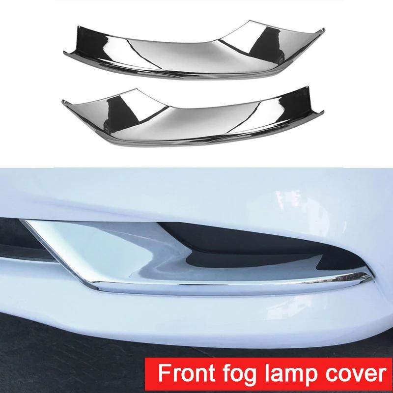 For Mazda 3      2024 2025 ABS Car Front Rear Fog Light Lamp Cover Trim Decoration Sticker Auto Accessories