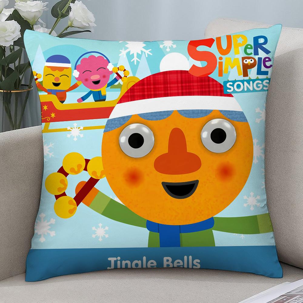 

Cartoon N-Noodle & Pals Pillow Case Short Plush Pillow Covers Sofa Decorative Gift Home Double-sided Printing Cushion Cover 16x16Inch