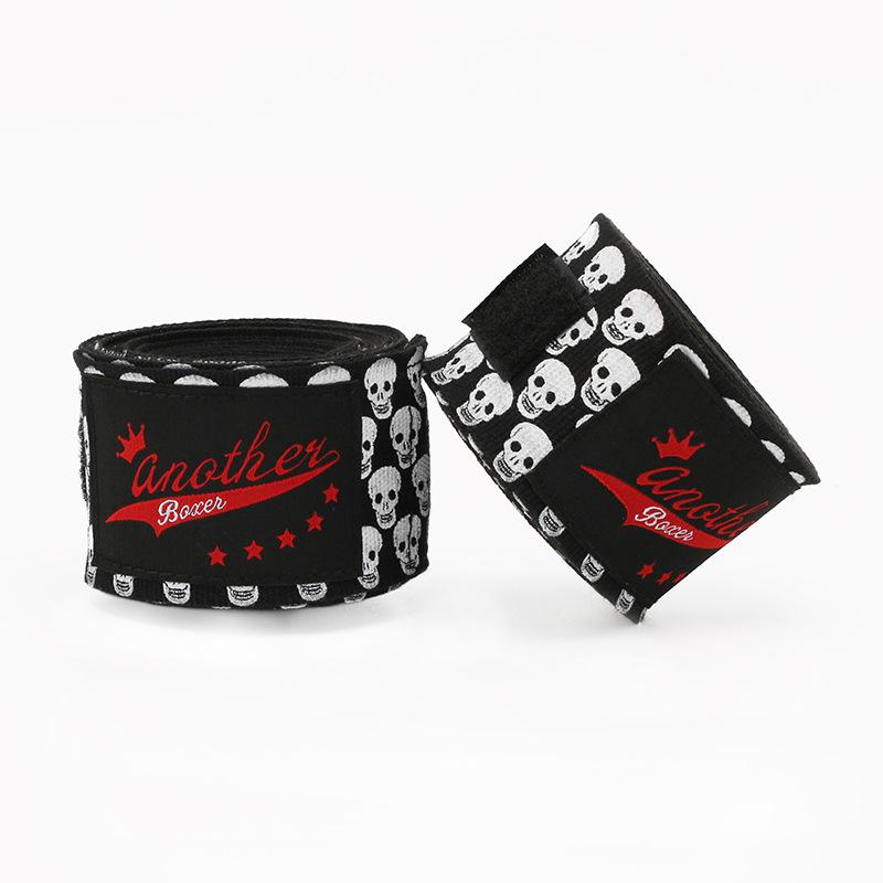 5m Elastic Boxing Hand Wraps - Training & Competition Model, Printed Fighting Bandages