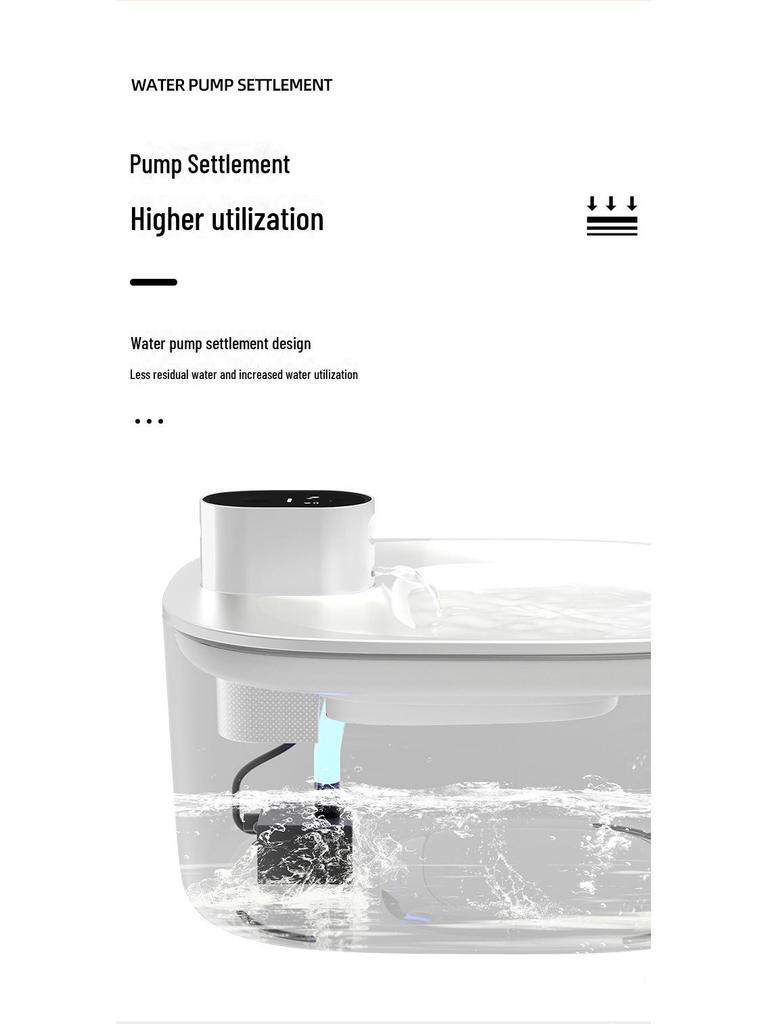 Wireless Smart Pet Drinking Fountain for Cats and Dogs, 4L Capacity, Circulating Water Design