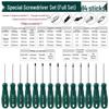 Multishape Screwdriver: Y, U, Triangle, Inner Cross, Three-Point - Ideal for Bull Socket and Small Appliance Disassembly